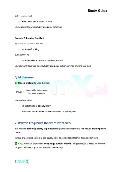 Statistics - Probability - Page 3 preview image