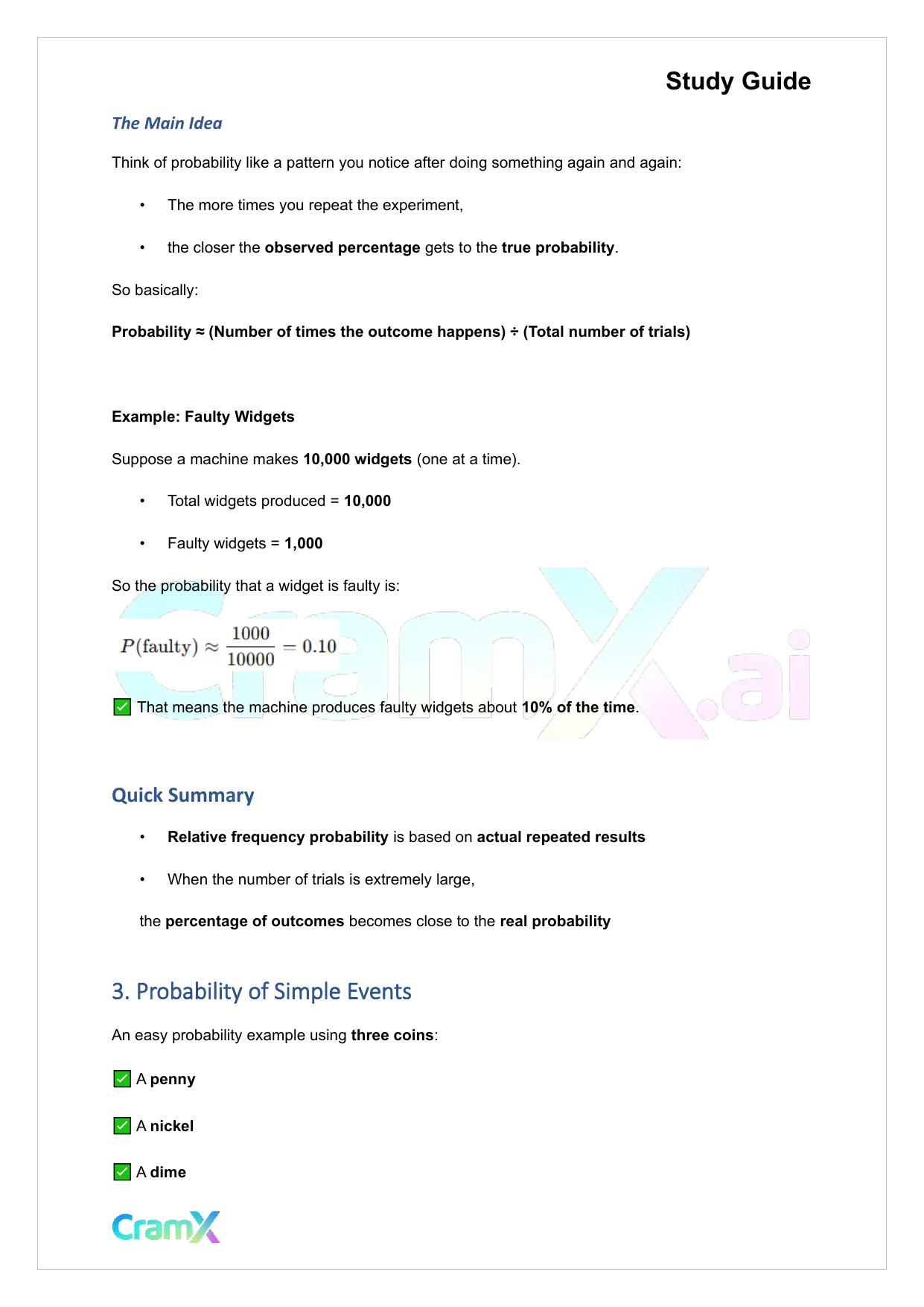 Statistics - Probability, page 4