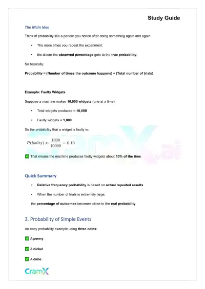 Statistics - Probability - Page 4 preview image