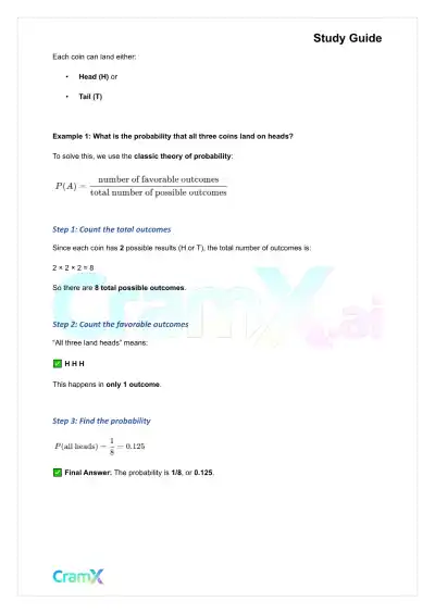 Statistics - Probability - Page 5 preview image