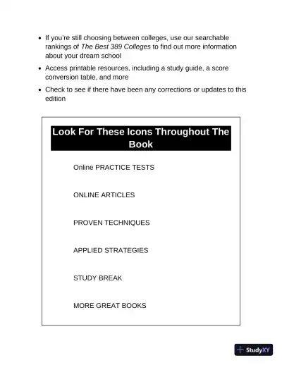Princeton Review PSAT/NMSQT Prep, 2023-2024 : 2 Practice Tests + Review for the NEW Digital PSAT (2023) - Page 11 preview image