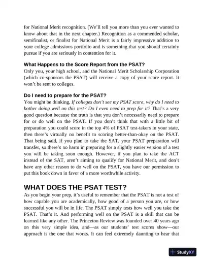 Princeton Review PSAT/NMSQT Prep, 2023-2024 : 2 Practice Tests + Review for the NEW Digital PSAT (2023) - Page 17 preview image