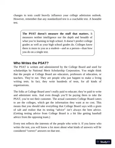 Princeton Review PSAT/NMSQT Prep, 2023-2024 : 2 Practice Tests + Review for the NEW Digital PSAT (2023) - Page 18 preview image