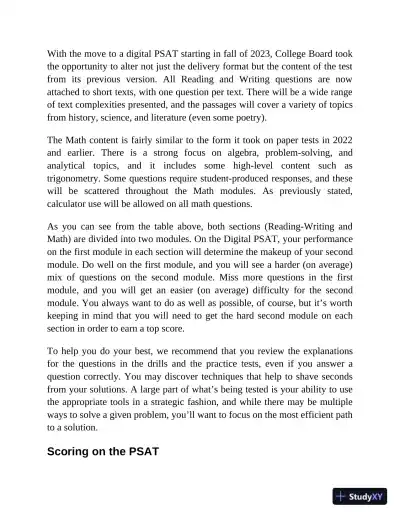 Princeton Review PSAT/NMSQT Prep, 2023-2024 : 2 Practice Tests + Review for the NEW Digital PSAT (2023) - Page 20 preview image