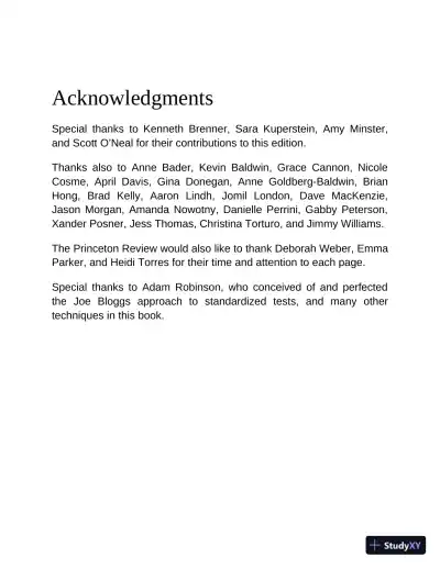 Princeton Review PSAT/NMSQT Prep, 2023-2024 : 2 Practice Tests + Review for the NEW Digital PSAT (2023) - Page 6 preview image