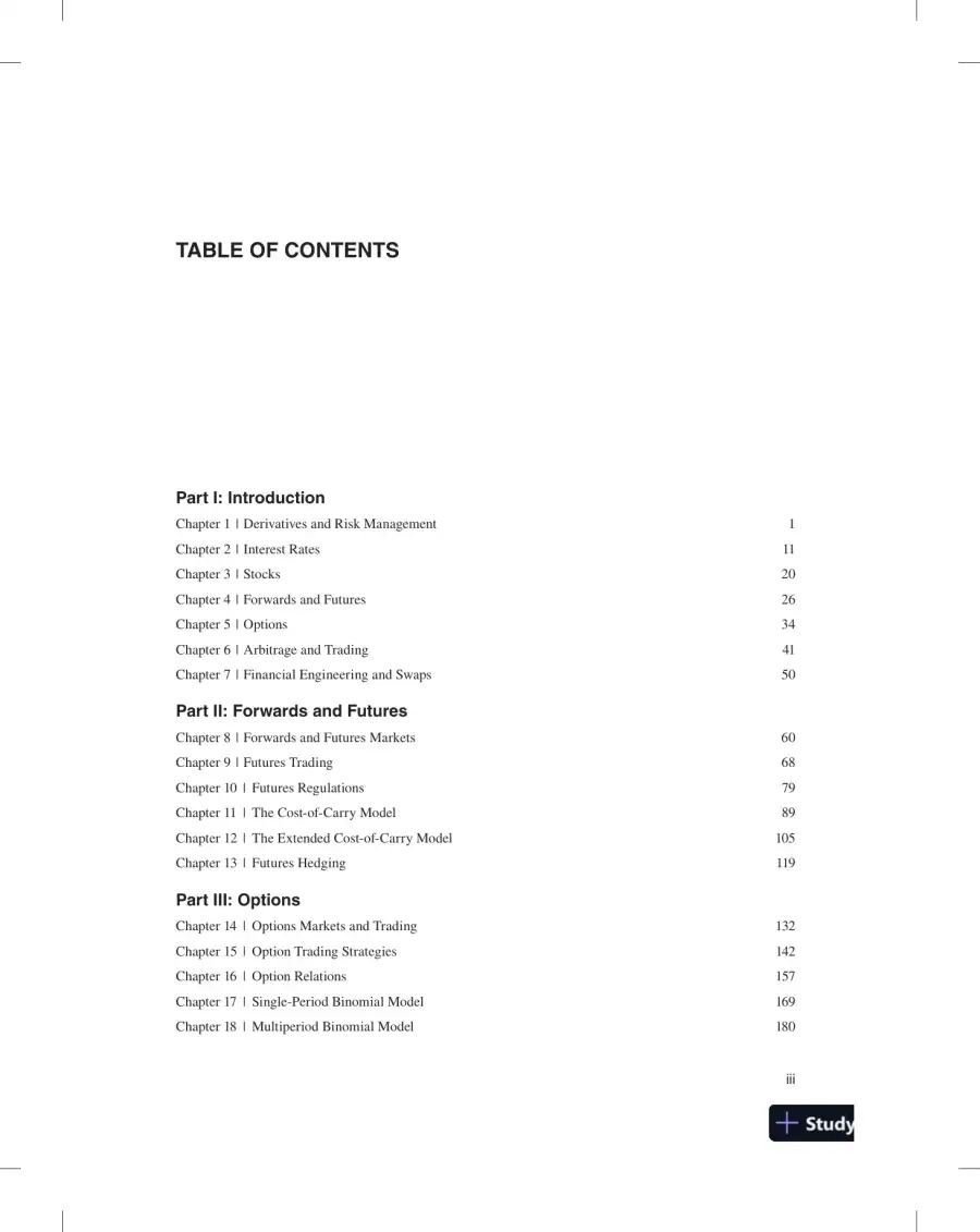 An Introduction to Derivative Securities, Financial Markets, and Risk Management, 1st Edition Solution Manual, page 3