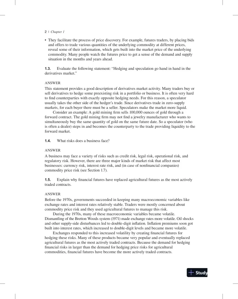 An Introduction to Derivative Securities, Financial Markets, and Risk Management, 1st Edition Solution Manual, page 6