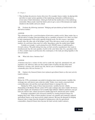 An Introduction to Derivative Securities, Financial Markets, and Risk Management, 1st Edition Solution Manual - Page 6 preview image