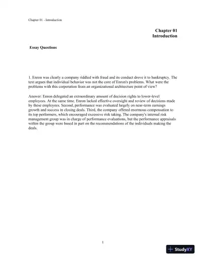 Managerial Economics and Organizational Architecture, (Irwin Economics) 6th Edition Test Bank - Page 1 preview image