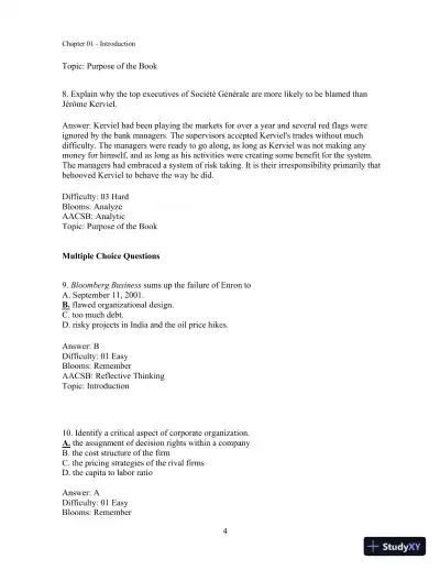 Managerial Economics and Organizational Architecture, (Irwin Economics) 6th Edition Test Bank - Page 5 preview image