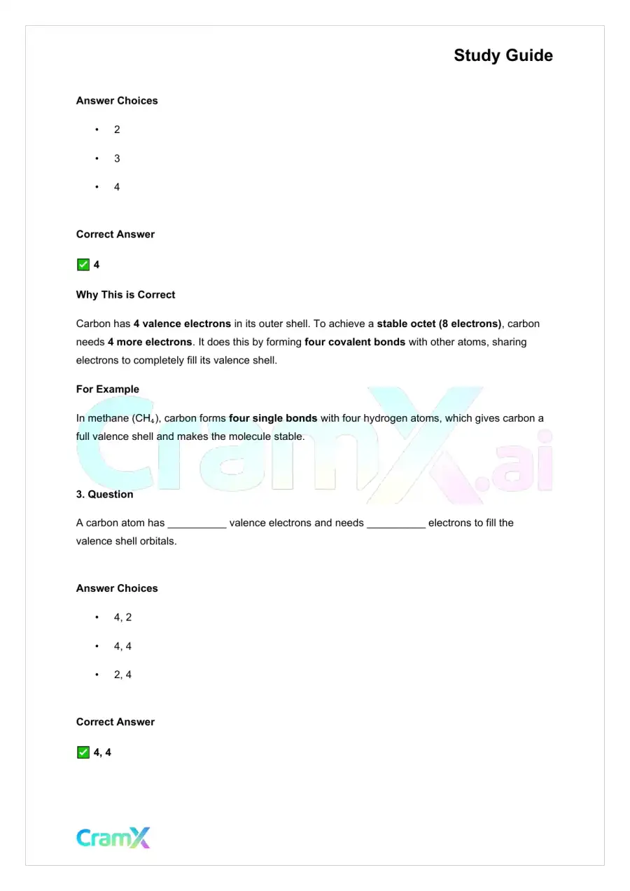 Chemistry - Organic Compounds, page 2