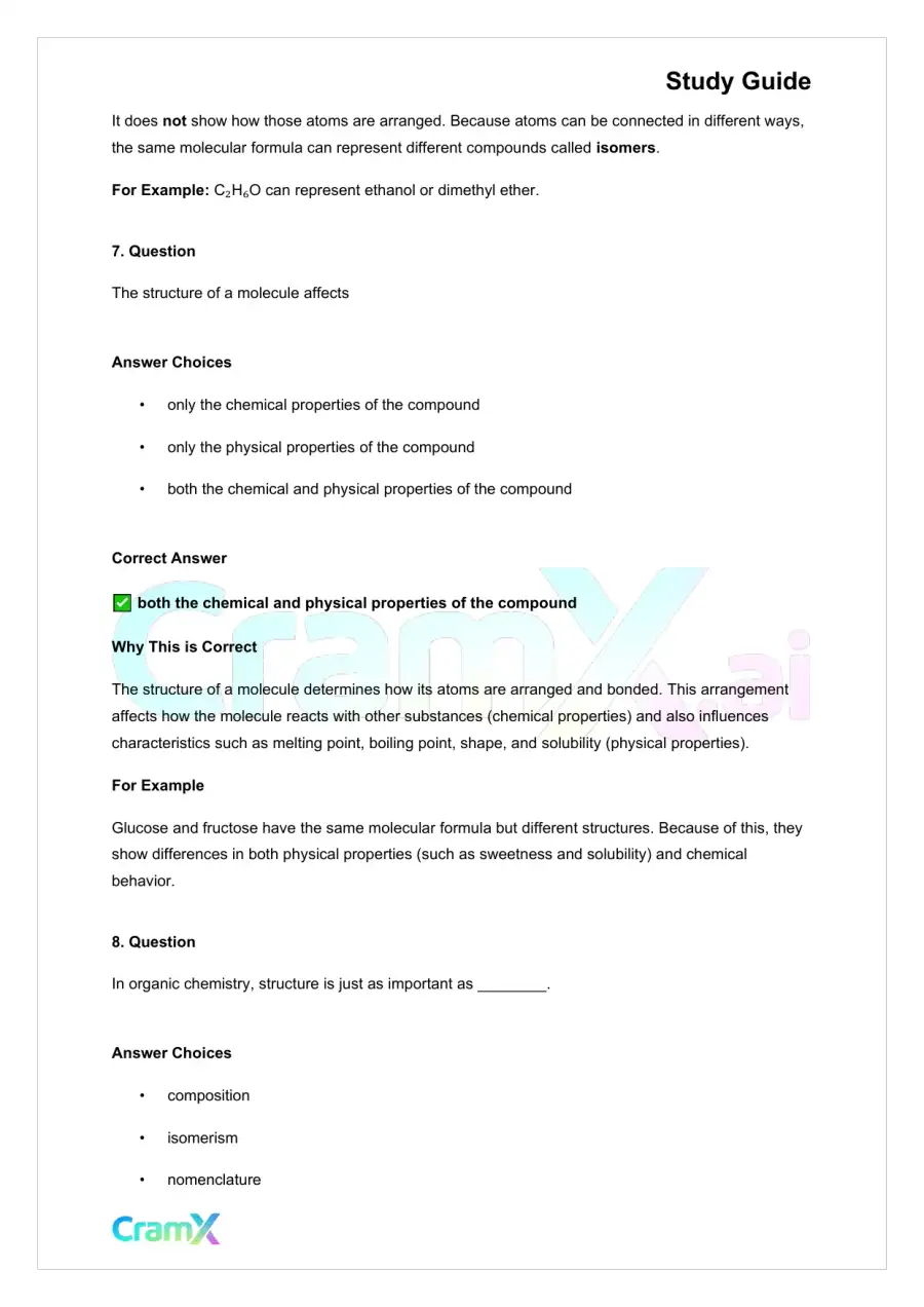 Chemistry - Organic Compounds, page 5