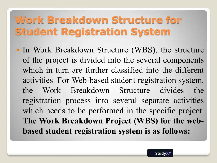 Project Plan - Web-Based Student Registration System, page 3