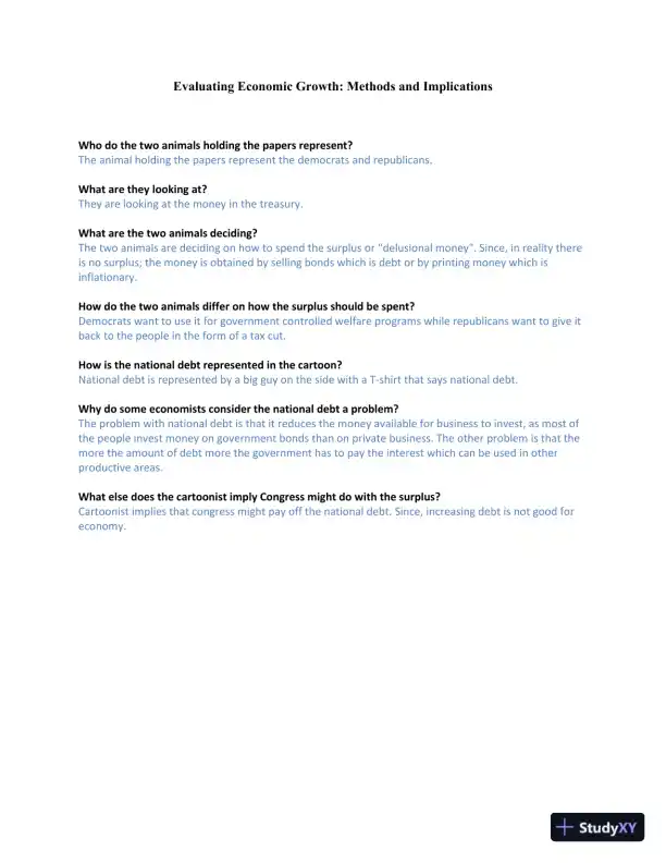 Evaluating Economic Growth: Methods And Implications - Page 1 preview image