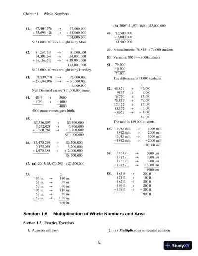 Prealgebra and Introductory Algebra 1st Edition Solution Manual - Page 13 preview image