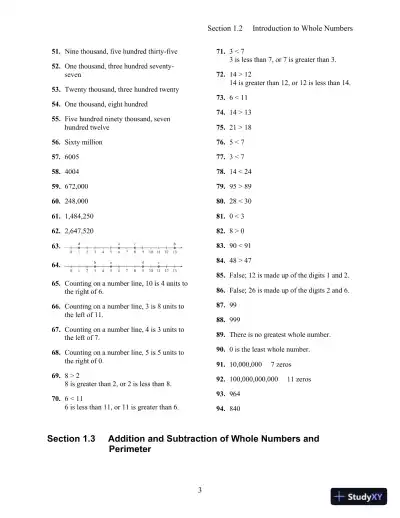 Prealgebra and Introductory Algebra 1st Edition Solution Manual - Page 4 preview image