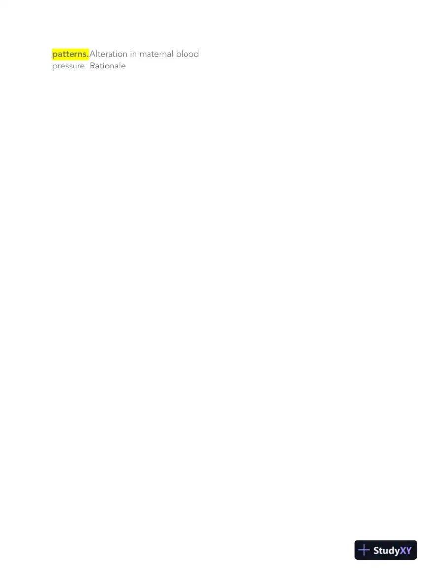 2023-2024 HESI Maternity OB Practice Exam With Answers (108 Solved Questions), page 13