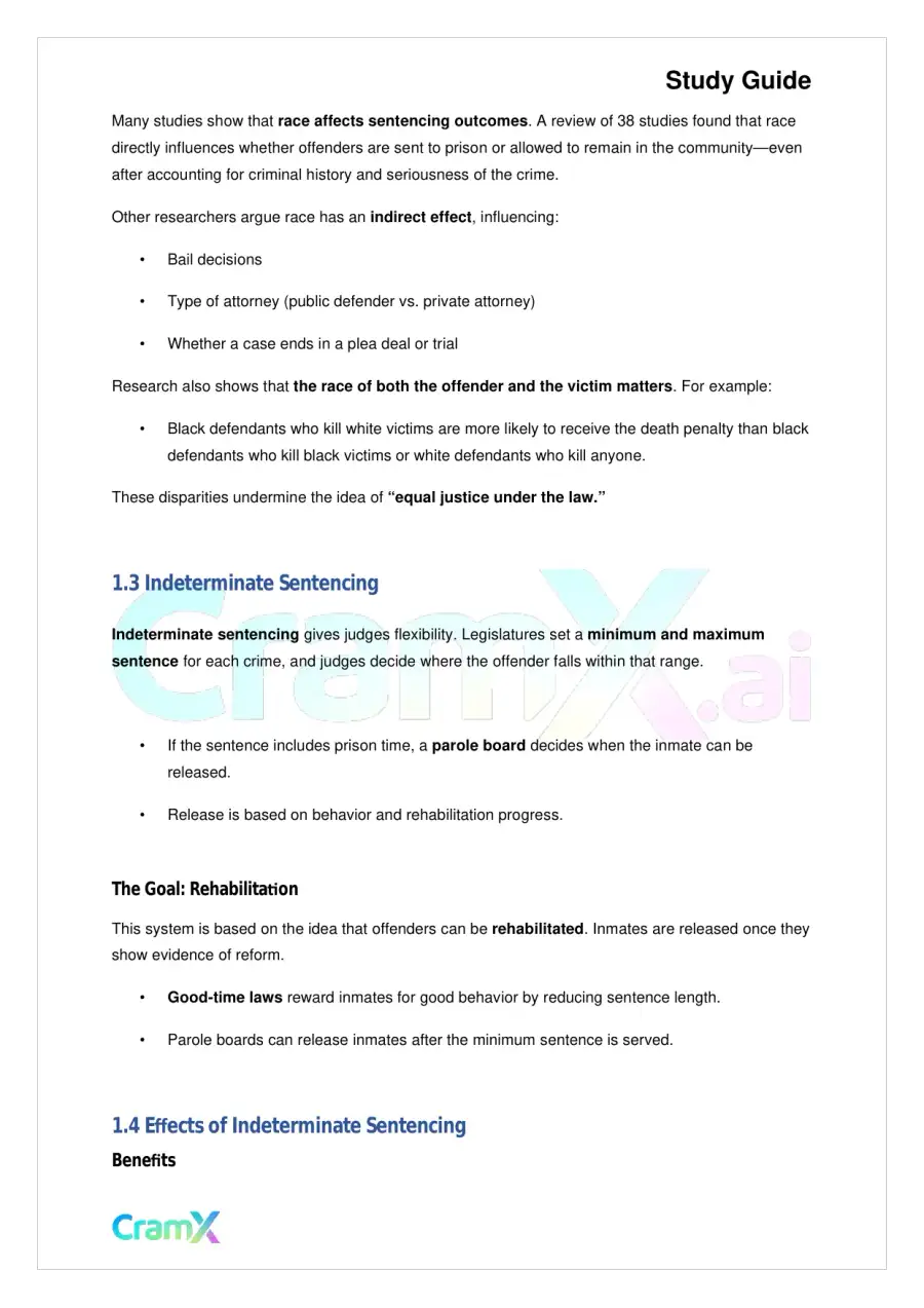 Criminal Justice - Sentencing, page 2