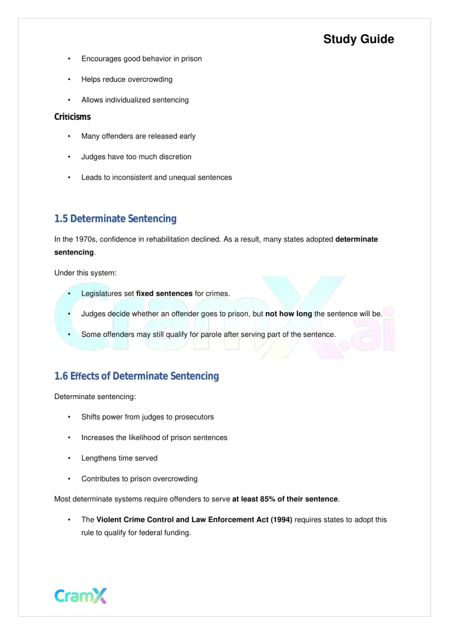 Criminal Justice - Sentencing, page 3