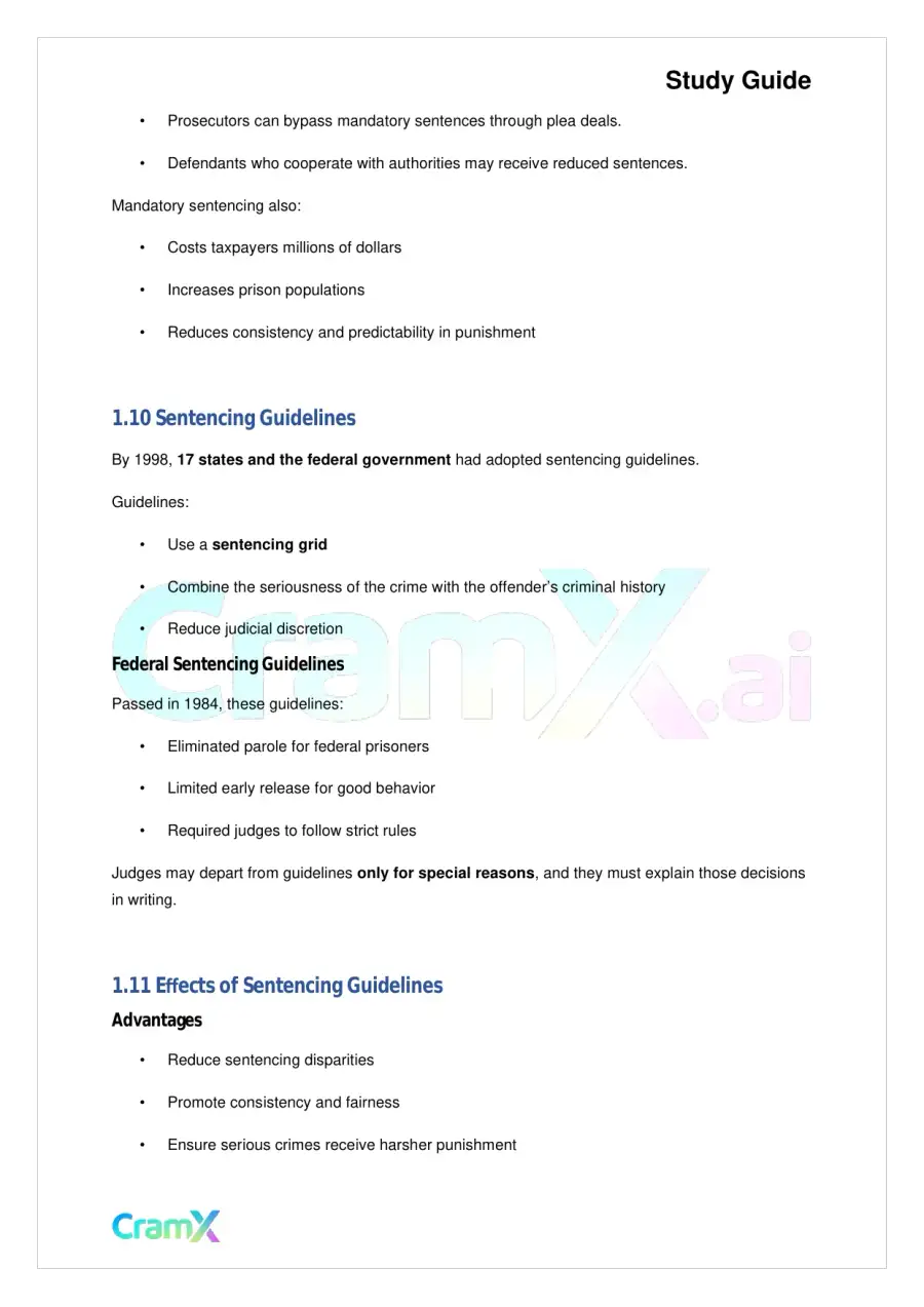 Criminal Justice - Sentencing, page 5