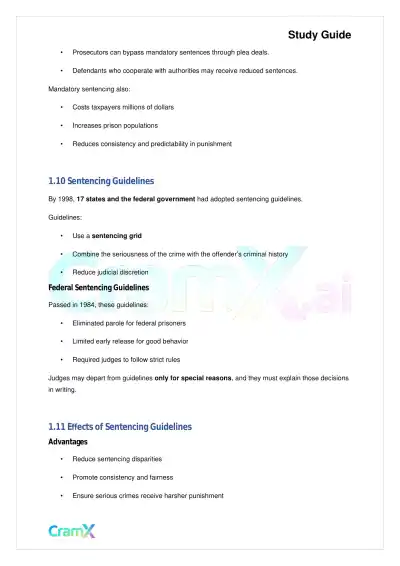 Criminal Justice - Sentencing - Page 5 preview image