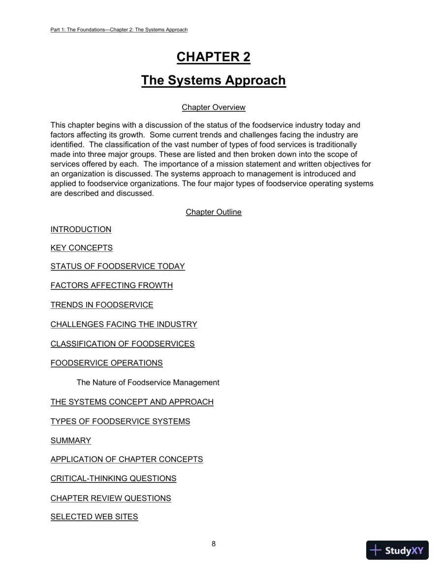 Foodservice Management: Principles And Practices, 12th Edition Test Bank, page 11