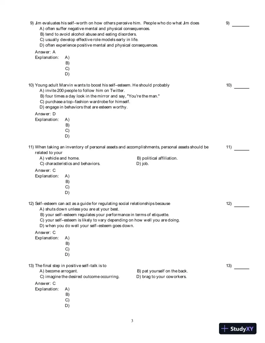 Human Relations For Career And Personal Success: Concepts, Applications, And Skills , 9th Edition Test Bank, page 14