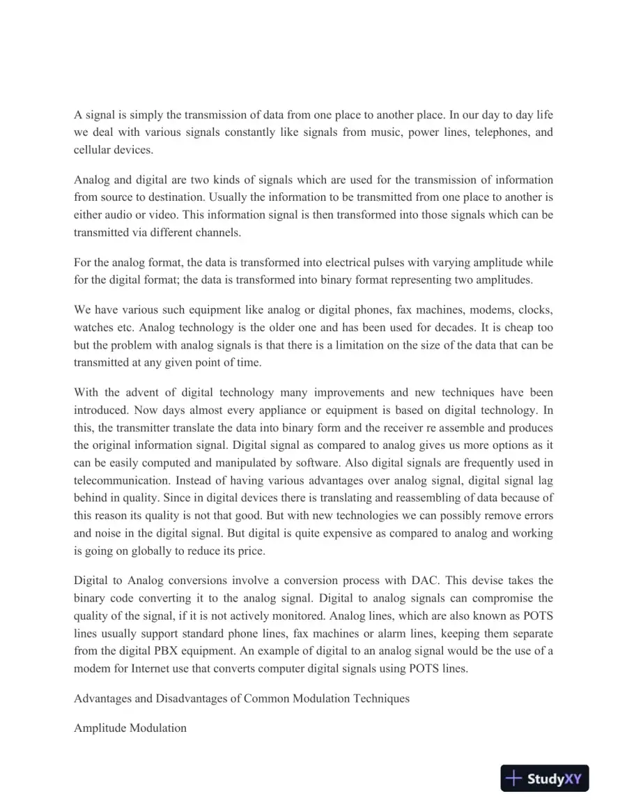 NTC/362 Fundamentals in Networking Analog and Digital Comparison, page 3