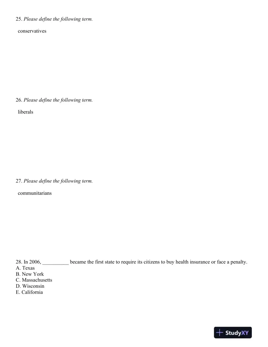 The Challenge of Democracy 12th Edition Test Bank, page 10