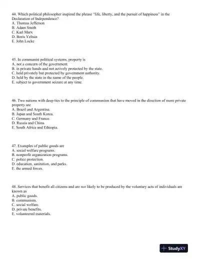 The Challenge of Democracy 12th Edition Test Bank - Page 14 preview image