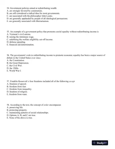 The Challenge of Democracy 12th Edition Test Bank - Page 16 preview image