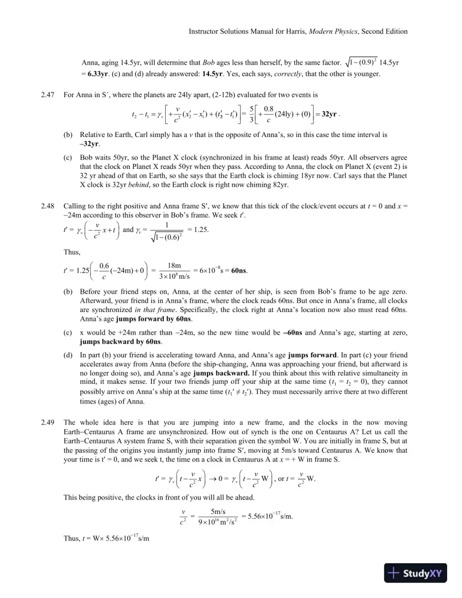 Solution Manual for Modern Physics, 2nd Edition, page 14