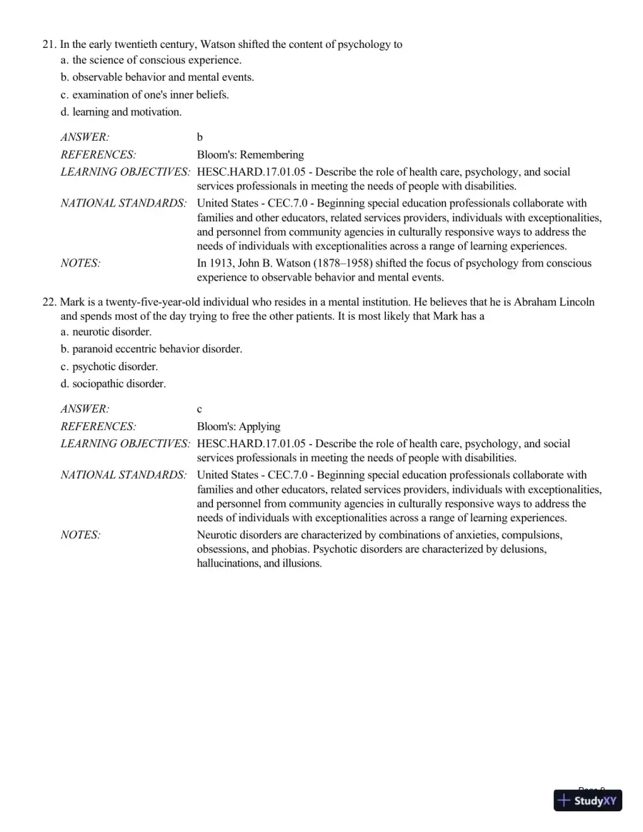 Human Exceptionality: School, Community, And Family, 12th Edition Test Bank, page 10