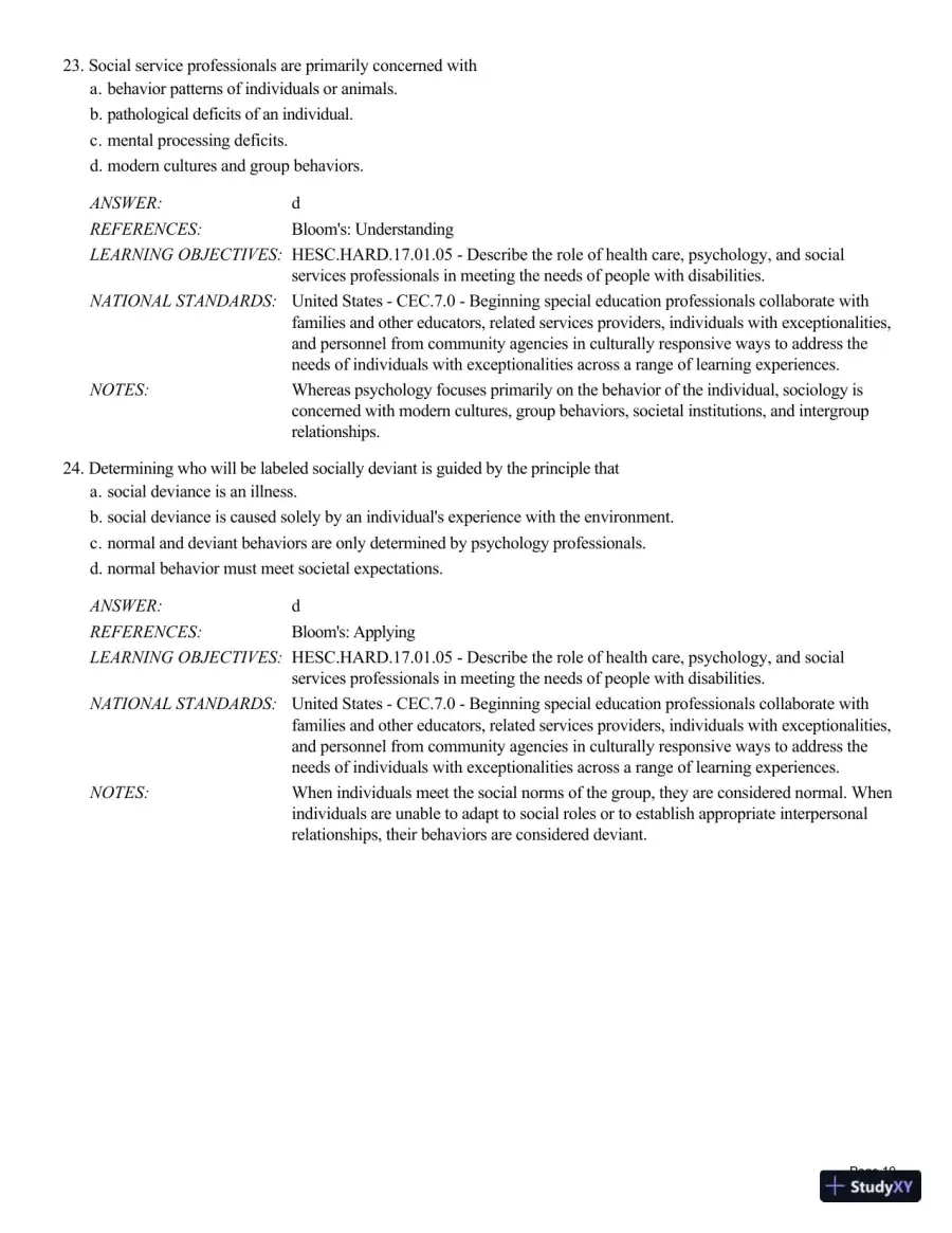 Human Exceptionality: School, Community, And Family, 12th Edition Test Bank, page 11