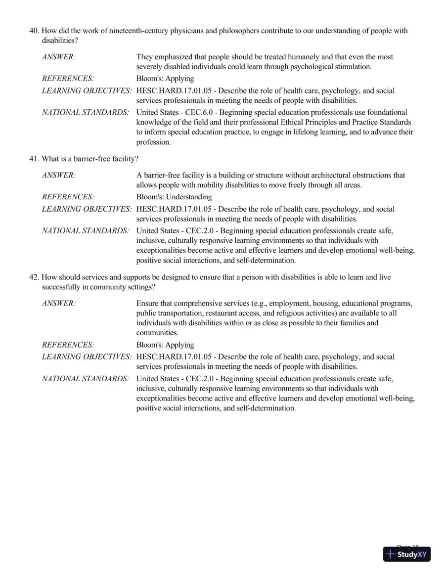 Human Exceptionality: School, Community, And Family, 12th Edition Test Bank, page 17