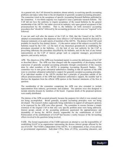 Financial Accounting Theory And Analysis: Text And Cases, 11th Edition Solution Manual - Page 8 preview image