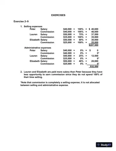 Cornerstones Of Managerial Accounting, Third Canadian Edition Solution Manual - Page 13 preview image