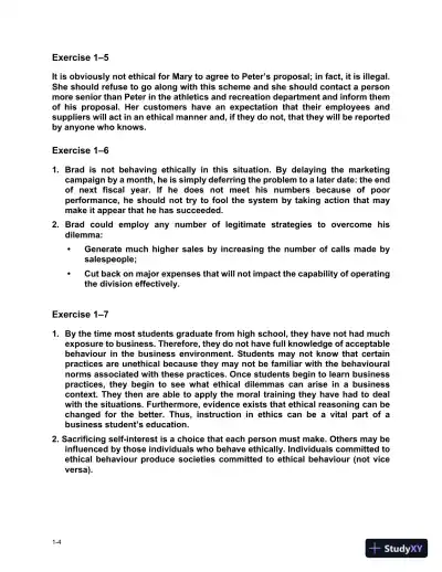 Cornerstones Of Managerial Accounting, Third Canadian Edition Solution Manual - Page 5 preview image