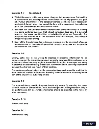 Cornerstones Of Managerial Accounting, Third Canadian Edition Solution Manual - Page 6 preview image
