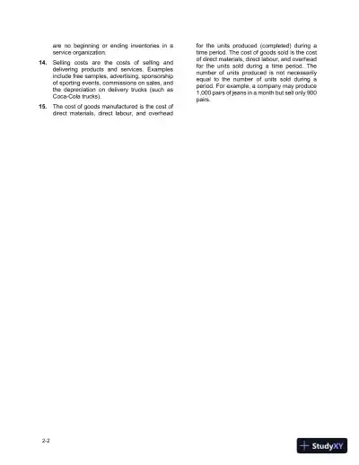 Cornerstones Of Managerial Accounting, Third Canadian Edition Solution Manual - Page 8 preview image