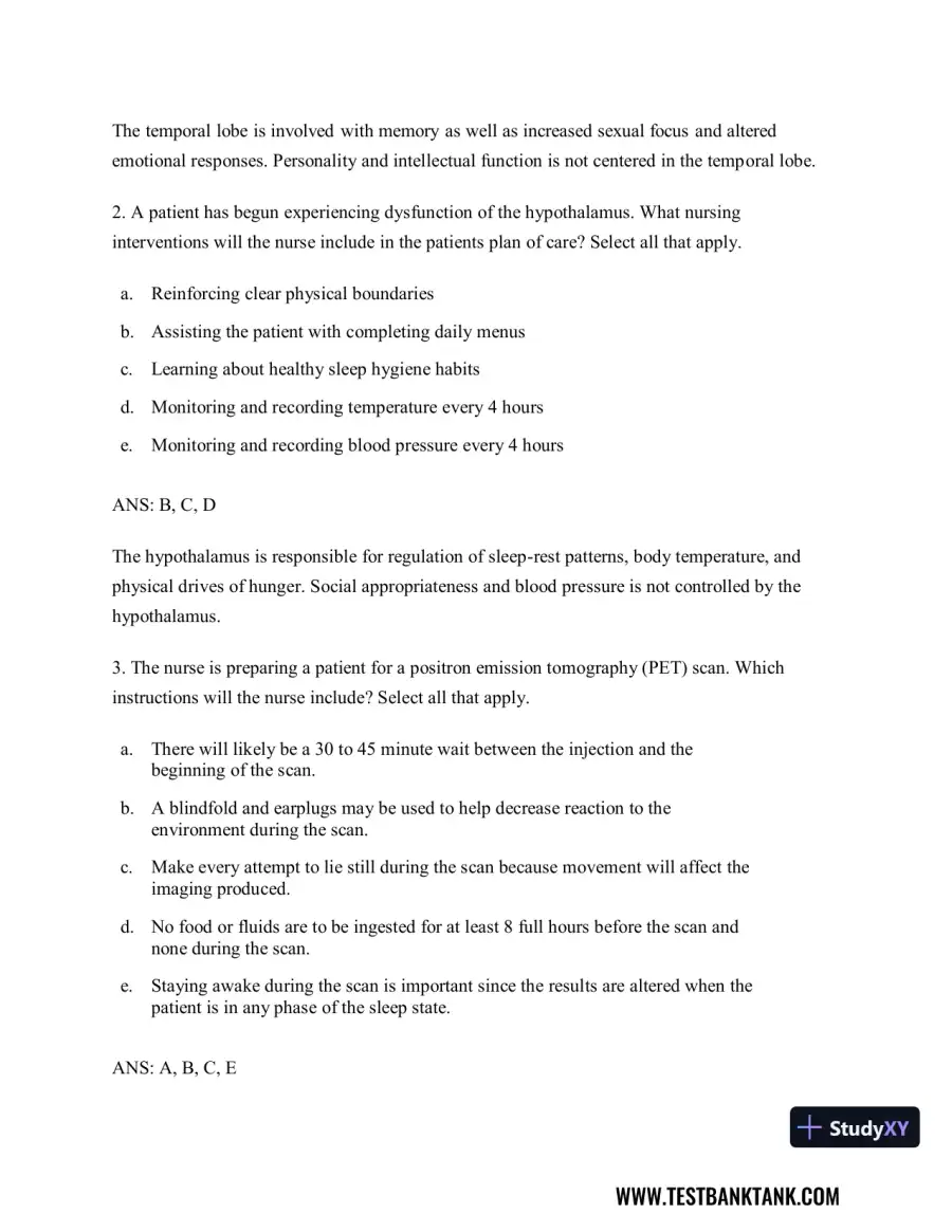 Diagnostic and Statistical Manual of Mental Disorders 5th Edition Test Bank, page 24