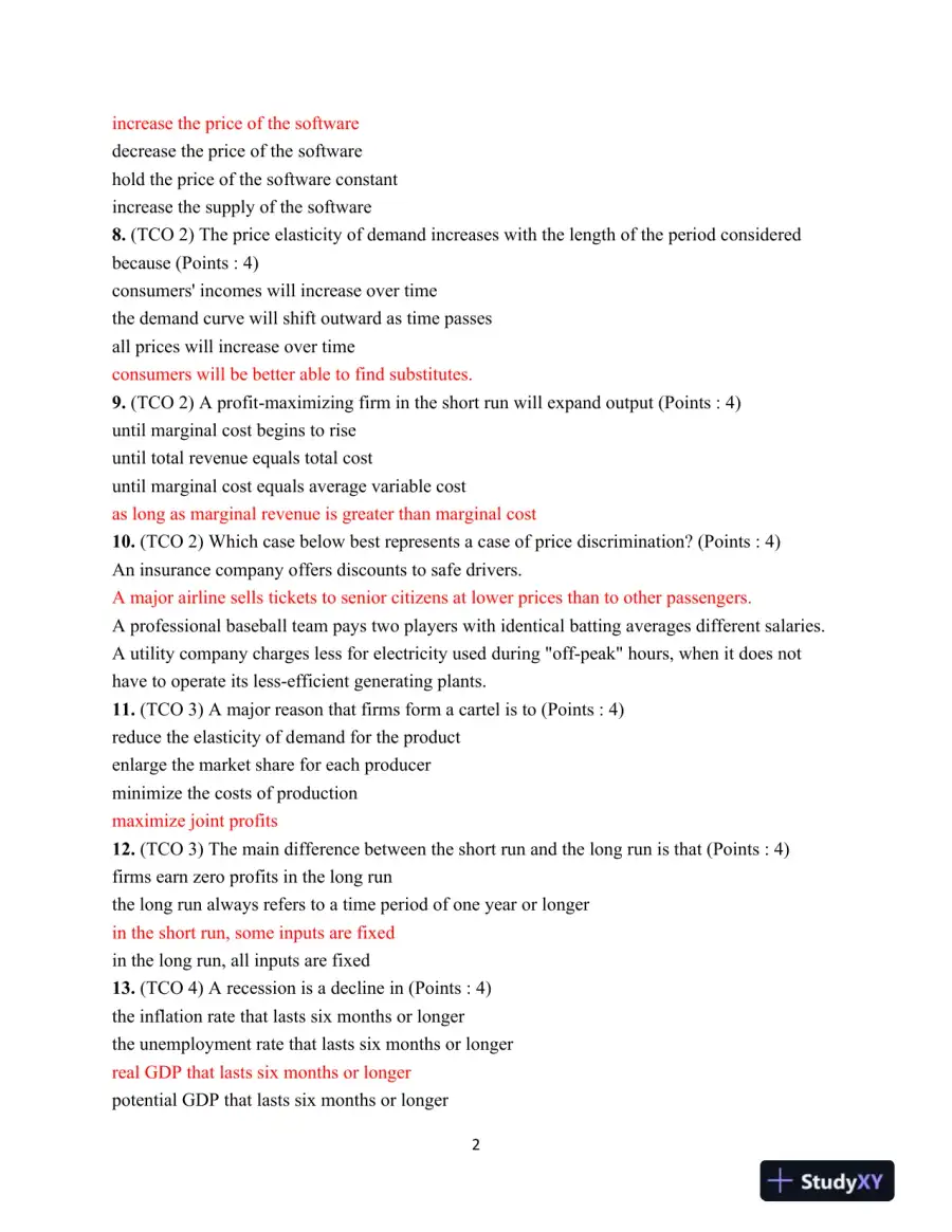 ECON 312 Final Exam-Summer A, page 3