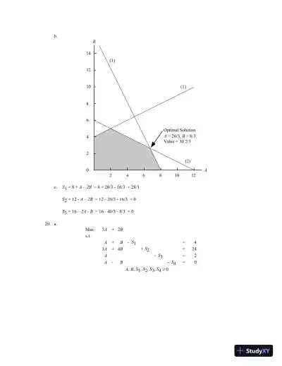 An Introduction To Management Science: Quantitative Approaches To Decision Making, Revised, 13th Edition Solution Manual - Page 21 preview image