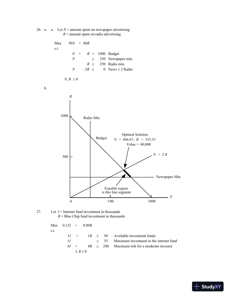 An Introduction To Management Science: Quantitative Approaches To Decision Making, Revised, 13th Edition Solution Manual, page 27