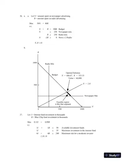 An Introduction To Management Science: Quantitative Approaches To Decision Making, Revised, 13th Edition Solution Manual - Page 27 preview image