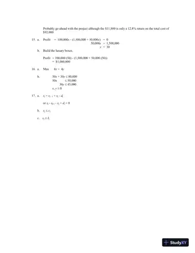 An Introduction To Management Science: Quantitative Approaches To Decision Making, Revised, 13th Edition Solution Manual - Page 7 preview image