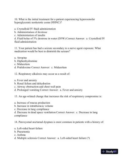 2022 AMLS Post Test Practice Exam with Answers (50 Solved Questions) - Page 4 preview image