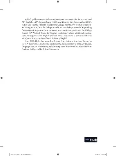 Documenting United States History: Themes, Concepts, and Skills for the AP* Course (2015) - Page 10 preview image