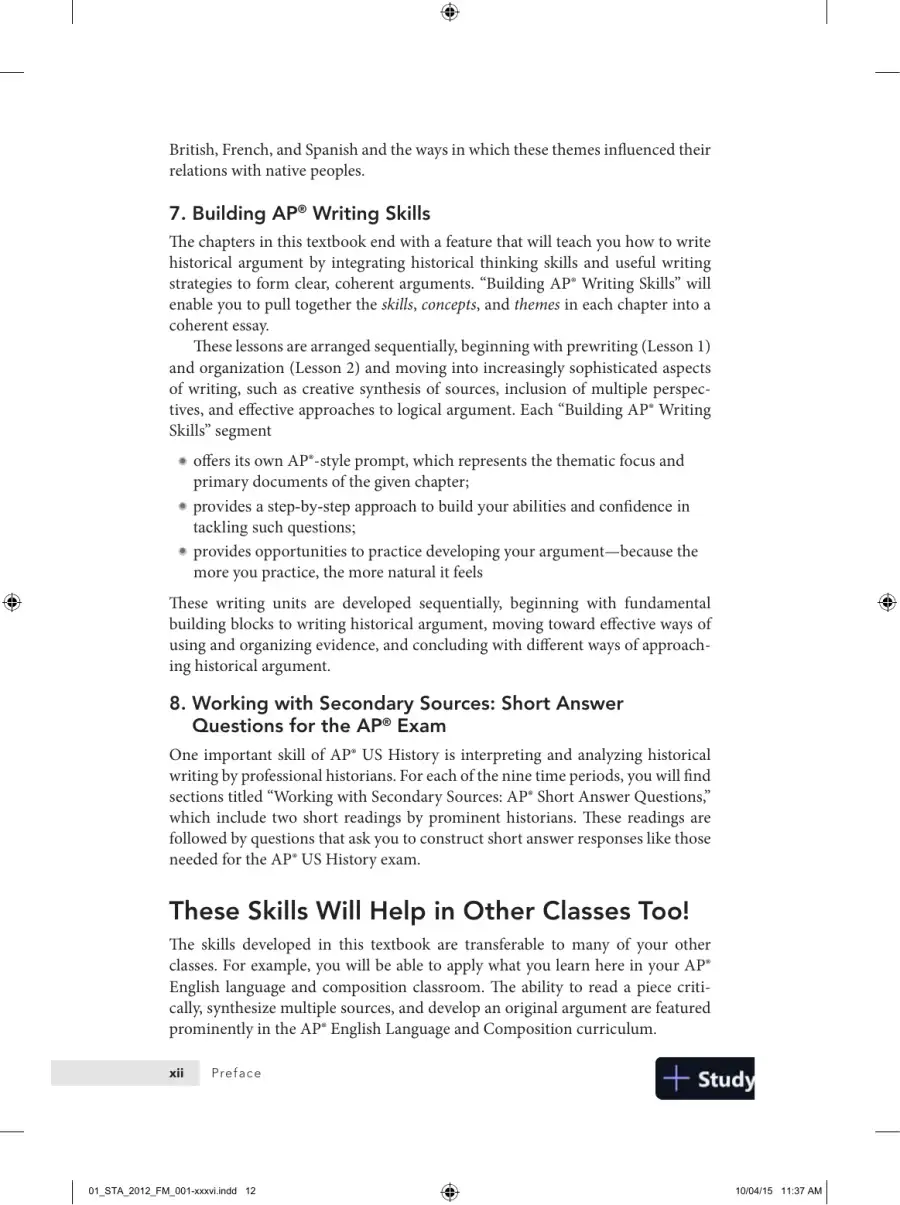 Documenting United States History: Themes, Concepts, and Skills for the AP* Course (2015), page 16