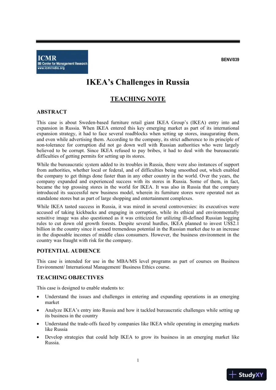 Solution Manual for International Management: Managing Across Borders and Cultures, Text and Cases, 10th Edition, page 3